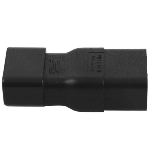 PDU UPS Strøm IEC Han C14 til Hun C19 Adapter IEC C19 til C14 Stik black