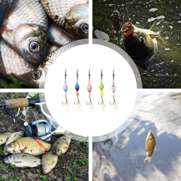 Fiskedrag Spinnbete | Fiskedrag Basbeten Metall - Spinnbete Paljett Swimbaits, Fiske Krokar Bete Tackle Kit