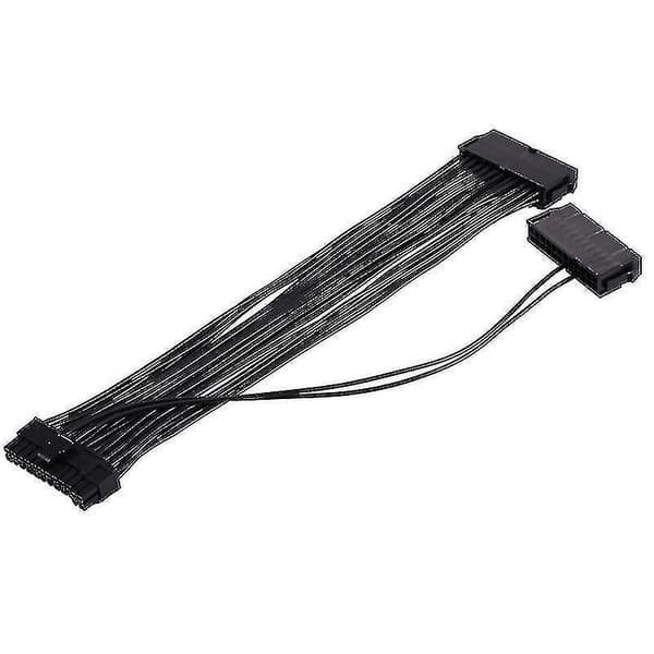 30cm Atx 24 Pin Dubbel Psu Strömförsörjningsförlängningskabel