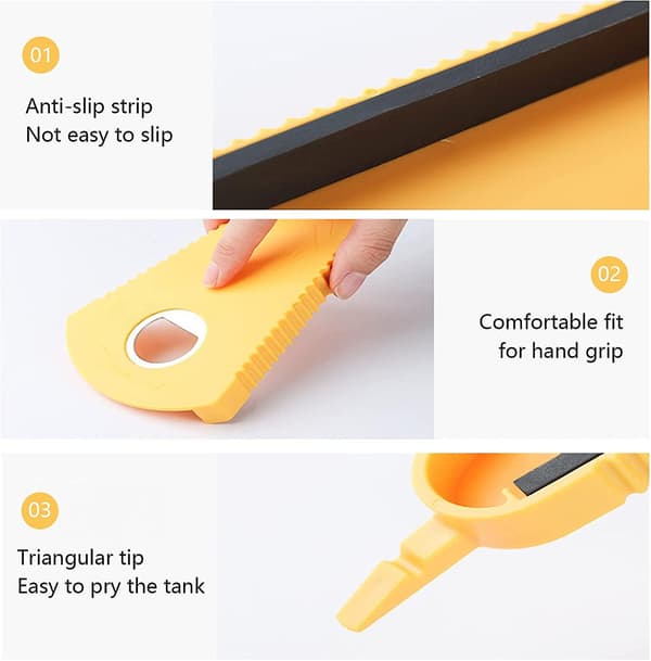 2 stk. Multifunktionel dåseåbner og flaskeåbner 6 i 1 dåseåbner Twist Off låg