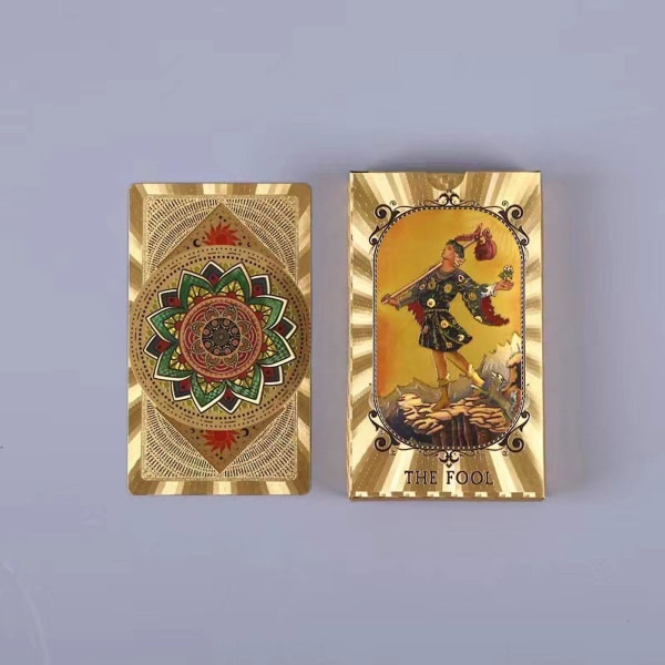 Utforsk den mystiske verdenen til Tarot Gold Foil Tarot