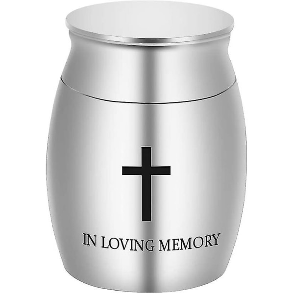 Bedst sælger lille urne miniurne i rustfrit stål mindesmærke - i kærlig minde