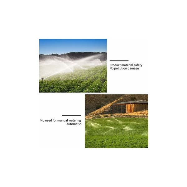 Have trykregulator - 20 Psi (sort) 3/4 rørgevind drypvanding trykreducerende ventil til landbrugs- og havevanding Black