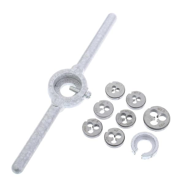 9 stk. Mini metrisk gjengesett M1/M1.1/M1.2/M1.4/M1.6/M1.8/M2/M2.2 /M2.5