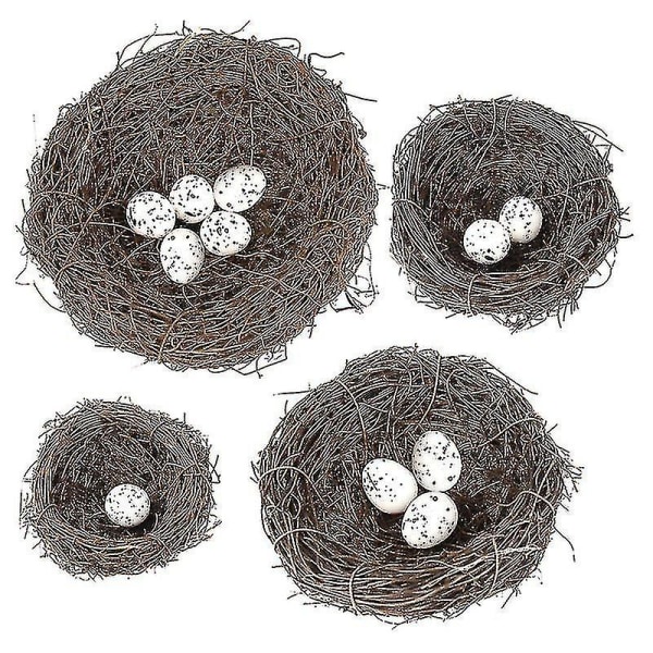 1 kpl Puutarhanhoitolintuhäkki Hibiscus Bird's Nest Decor Olkilintujen pesäpuutarhasisustus