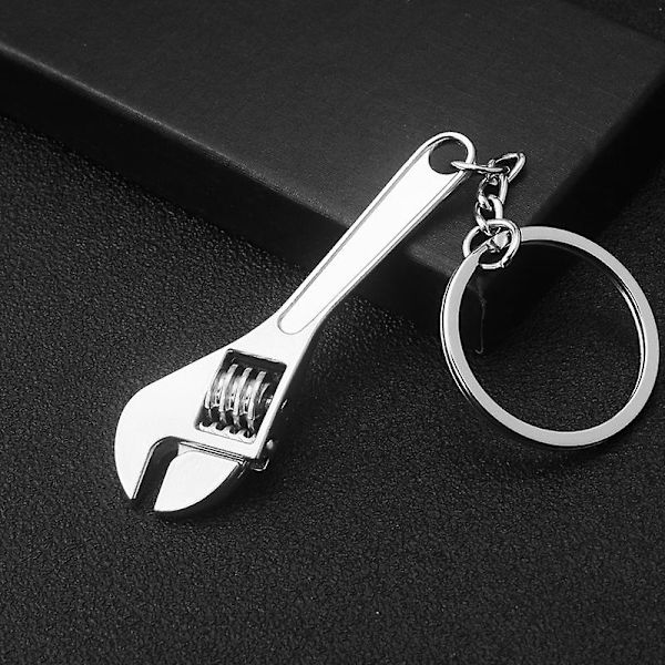 Bilnøkkelringer Bærbar Mini Utendørs Kombinasjonsverktøy Utility Lommelås Linjal Hammernøkkel Tang Spade Biltilbehør| | 1