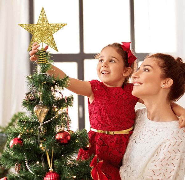 Juletræsstjerne til juletræspynt style 8