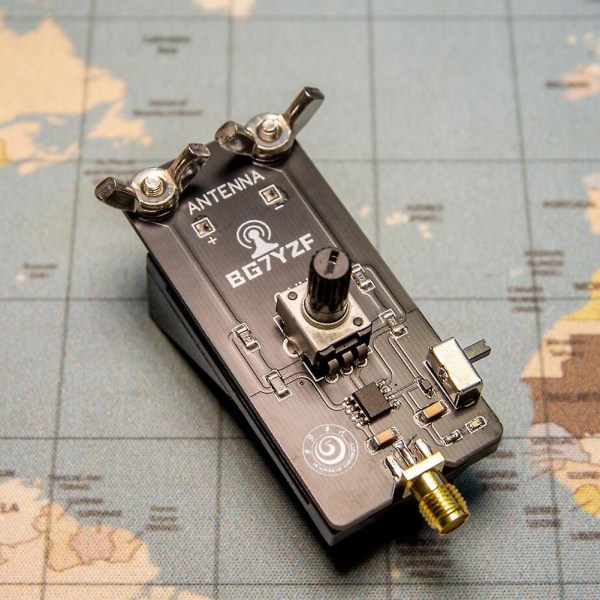 Aktiivinen piensilmukkaantenni lyhytaaltosilmukkaantenni NE592 SDR-vastaanottimelle Antenni Amatööriradio RX Vain HF AM MW AM(B) Black