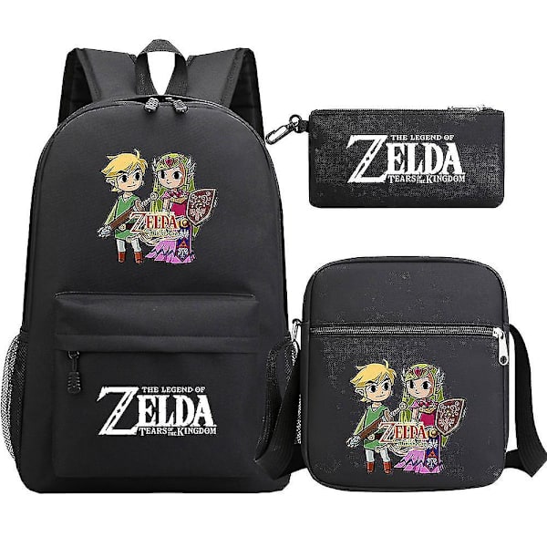 Kingdom Of Zelda teini-ikäisten opiskelijoiden set Tears Of The Game print: Reppu, olkapuku miehille ja naisille 6