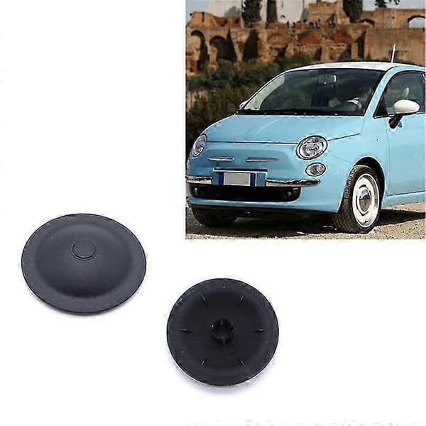 Støddæmperafdækning foran til Fiat 500 Abarth 2008 - del 51938656 Black