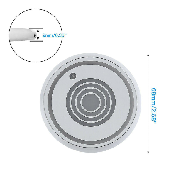 2 kpl 7 väriä auton led-mukinpidike Valomatot Autolasinaluset Pullo Tunnelma Light Constellation Taustavalo Led-mukinpidiketyynyt - Juomatelineet