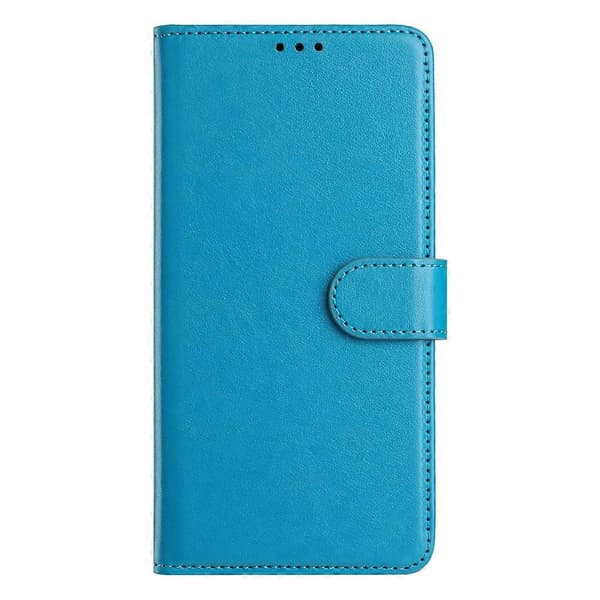 Kompatibelt plånboksfodral för iPhone 17 med stativ, PU-läder, folio-flipfodral med 8 kortfack Azure