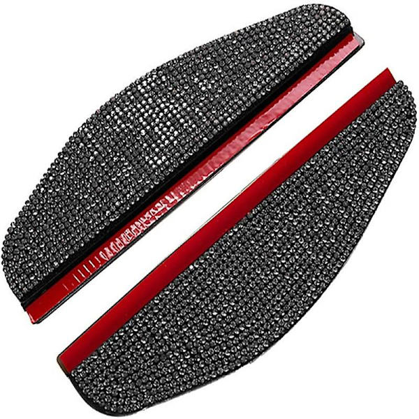 2kpl tekojalokivi auton taustapeili sateen kulmakarva vedenpitävä auton sivutaustapeili aurinkosuoja Varjostin sadesuoja Autotarvikkeet| | 1pair Black