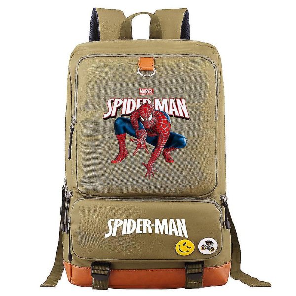 Spiderman Kids Skolbok Väskor Dam Bagpack Tonåringar Män Laptop Rese Student Ryggsäck 6