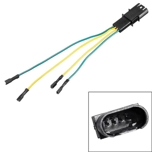 4pins 12v sidespejl varmefunktion stik kabel ledning til- X5 F10 Elektrisk opvarmet sidespejl