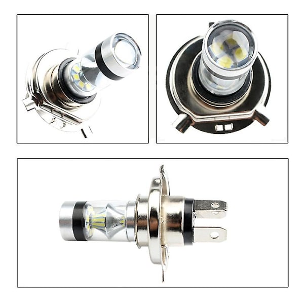 H4 H7 auton sumuvalot 100w 360 astetta Super Bright matalan lämpötilan led-auto päivällä ajo ajo sumuvalo Auto tarvikkeet| | H4