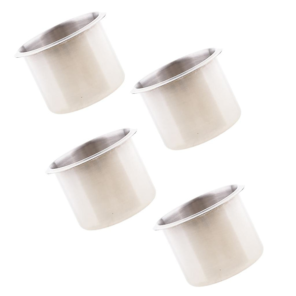4st rostfritt stål pokerbord Mugghållare Inserts Infälld kopp Dryckeshållare För Bil Båt Lastbil Vattenflaskhållare - Dryckeshållare 3PCS