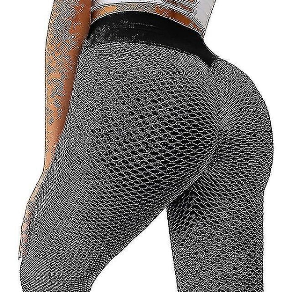 Kvinder Yoga Bukser Højtaljede Bukser Butt Lift Gym Leggings Stretch Anti-cellulite Bukser Sports Sømløse Bukser