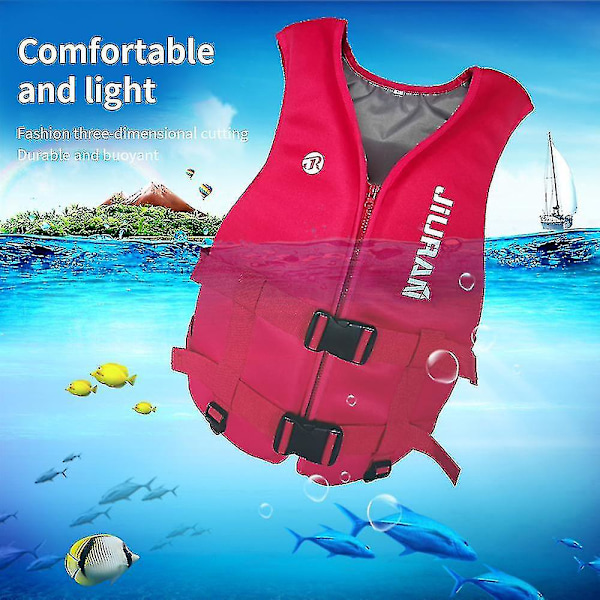 Aikuisten pelastusliivit Neopreeni Pelastusliivi Vesiurheilu Kalastus Vesi Hiihtoliivi Melonta Veneily Uinti Drifting Turvavesta Blue XS(20-30kg)