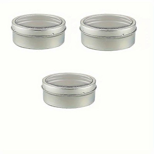 1/3/6 kpl, magneettiset maustepurkit, magneettiset maustesäiliöt, magneettiset maustelasipurkit, magneettiset maustetölkit, suola ja pippuri 3 Pcs