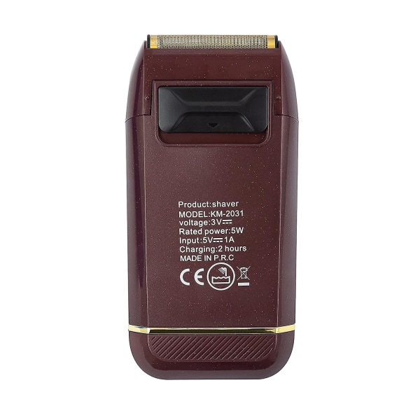Kemei Profesjonell elektrisk barberhøvel For menn Elektrisk foliebarbermaskin Trådløs/oppladbar