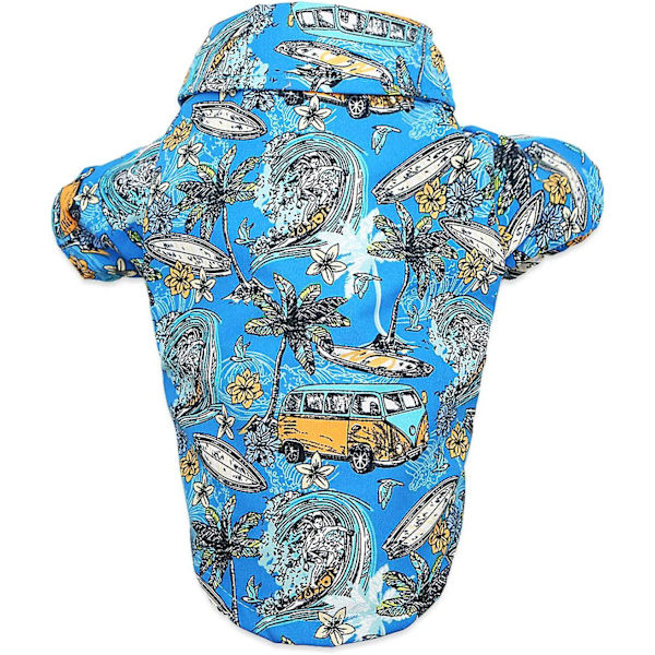 Pet Camp Shirt Havaiji T-paita Koira Polo Lomavaatteet Pienille Koirille, Almi Pieni Lahja