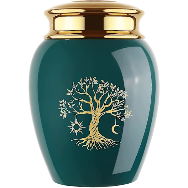 Bestseller Human Ashes Keepsakes Urne 24 Cubic Inches, Små Keramiske Urner Til Human Ashes, Tree Of Life Cremation Urne, Urner Til Deling Adult Ashes, P