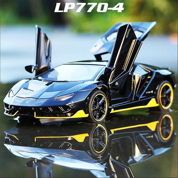 1:32 Lamborghini Centenario Lp770-4 Diecast lyd og lettlegering Bilmodell Leke Bursdag Nyttårsgaver