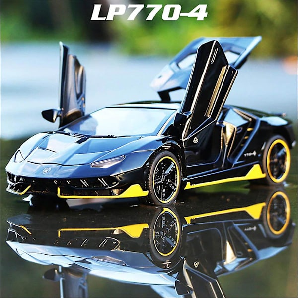 1:32 Lamborghini Centenario Lp770-4 Diecast Sound&light Alloy Automalli Lelu Syntymäpäivä Uuden Vuoden lahjat
