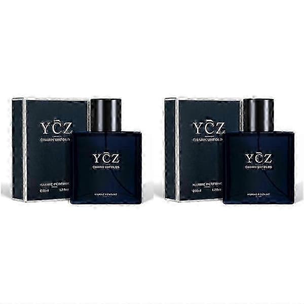 1-3x Midnight Marine Eau De Parfum Til Mænd Luksus Havduft Parfume Maskulin Duftspray_ynaf 2PCS