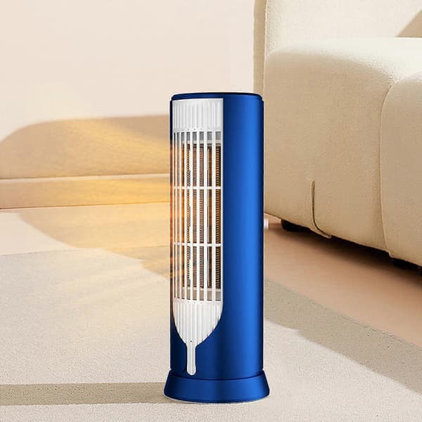 Ventilator Lodret Er, Cirkulerende Ing Ventilator, 2 Tilstande, 1000w Over Personlig S Gulv Til Hjem Er Blue