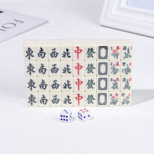 Mah-Jong Set Mahjong kinesisk leksak