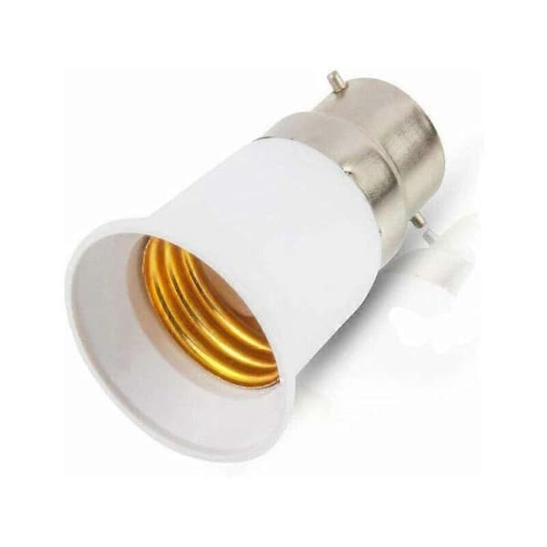 6 kpl B22 - E27 -lampunpidinadaptereita - LED-lampun sovittimet