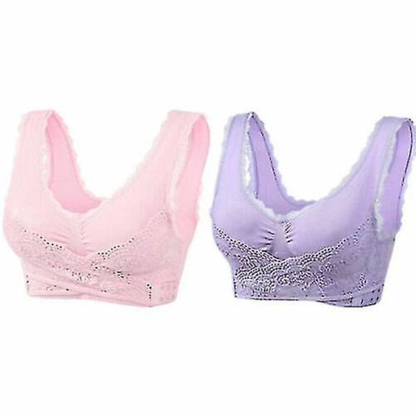 Cara Lift BH For Dam Set med 2 Seamless Lift BH, Cross Front Tight