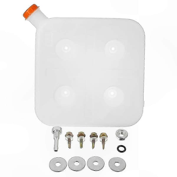 15L Diesel Luftvarmer Brændstoftank til Camping Opbevaringsløsninger White  orange