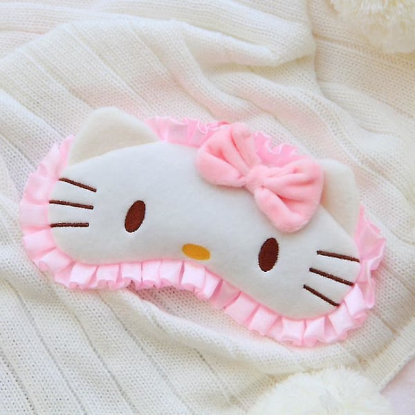 Sanrio Hellokitty Mymelody Kawaii Cartoon Sleep Eye Mask Girl Beauty Eye Mask Ice Compress Pitsi Varjostava Sleep Eye Mask helloKitty