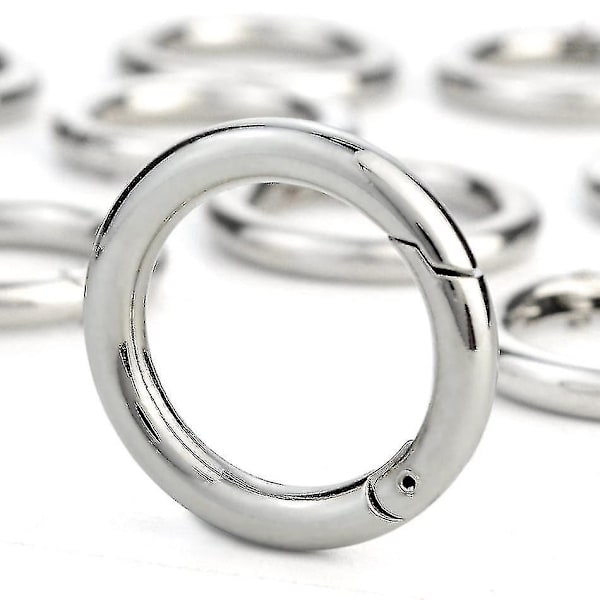 5 stycken/lot Utomhusverktyg Zinklegering Edc Spännen Clips Karbinhake Runda avtryckarkrokar 28mm