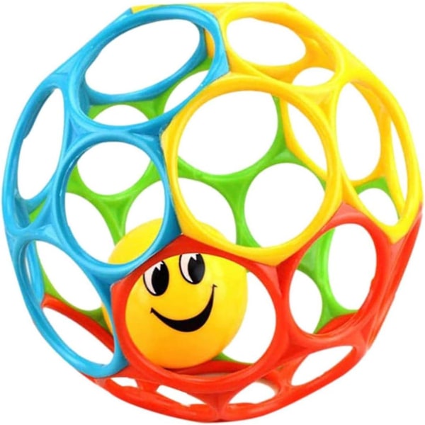Baby , baby leksaksgripboll, mjuka sensoriska bollar, handboll för barn, gripande träningsboll för tidig utbildning (stor boll)