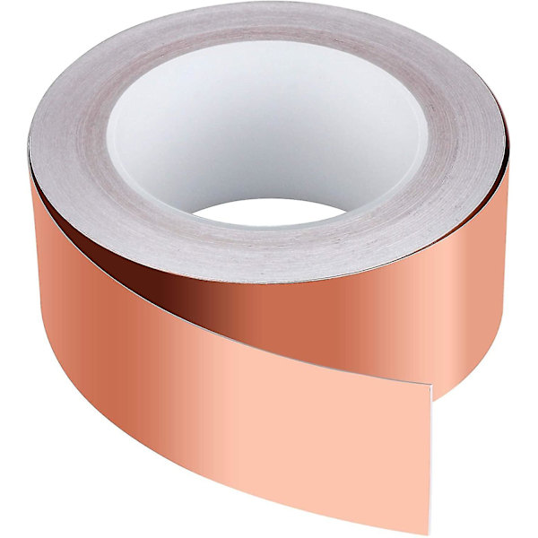 Kupariteippi 20m X 50mm, Kuparikalvoteippi Suojausteippi Itsekiinnittyvä
