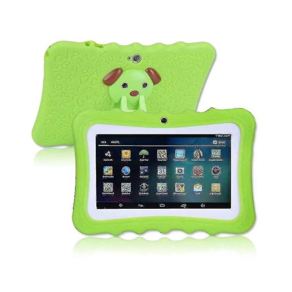 Inch Kids Tablet Android Tablet 8 Gb Rom 1024*600 oppløsning Wifi Kids Tablet Grønn