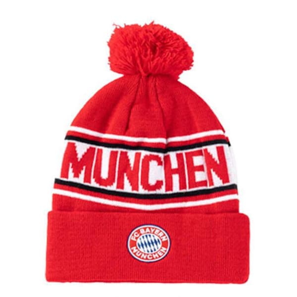Bayern München Strikket Lue Bayern Red