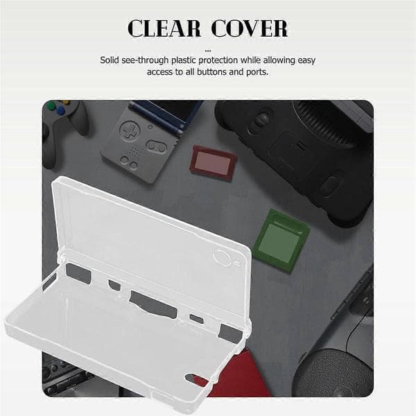 Clear Crystal Hard Shell Case for Nintendo DSi NDSi
