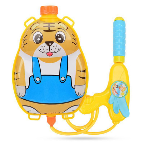 Tecknad vatten Spray Leksak Ryggsäck Barn Long Range Beach Play Toy