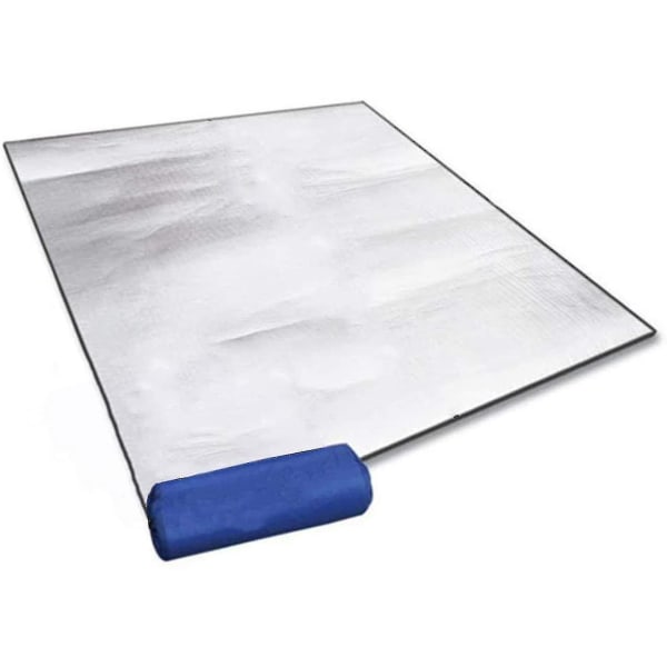 Alumiininen eristävä matto vaahtomuovimatto makuumatto retkeilyä varten eristysmatto Taitettava telttamatto lattiatyyny, thermal 2MX2M