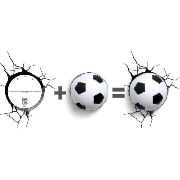 3d lys 3d lampe fotball ball