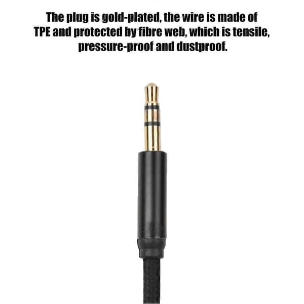 3,5 mm lydkabel stik til 2RCA forgyldt mikrofonkabel til mobiltelefon, notebook, MP3 (10m)