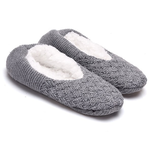 Hjemmesko Dame Plys Sokker Skridsikker Hjemmesko Winter Home Warm 39-42 size