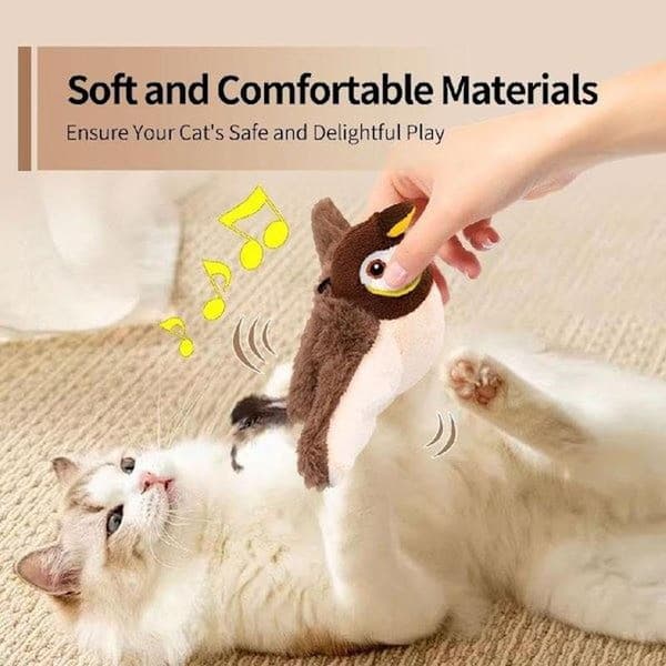 Electronic Interactive Flying Bird – Perfect Toy for Cats