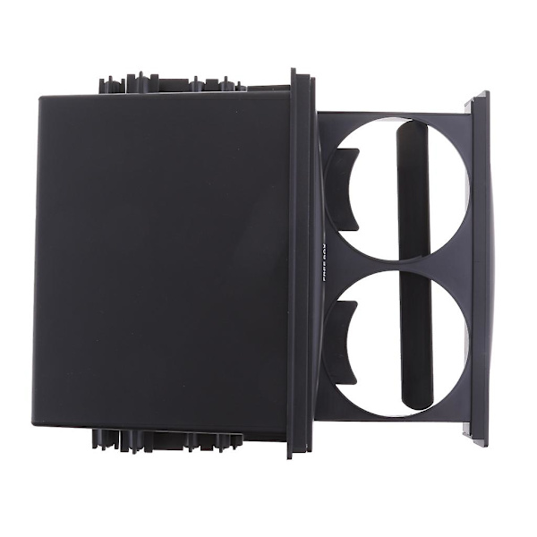 Universal Single Double Din Radio Pocket Bil Drikkekopholder Opbevaringsboks Organizer Bil Front Kopholdere Drikkeflaskeholder - Drikkeholdere Single
