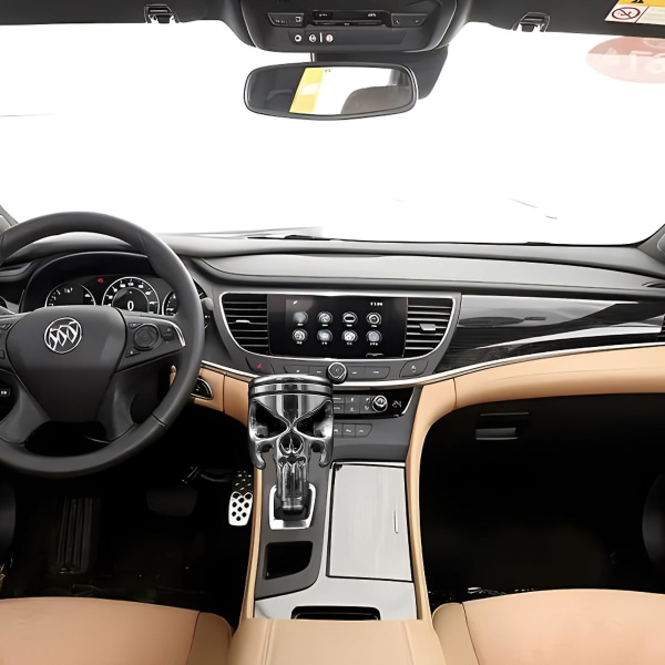 Skull Gear Stick Shift Knop Rustfrit Stål Gear Shift Knop Skiftegreb Håndtag Transmission Shifter Universal-